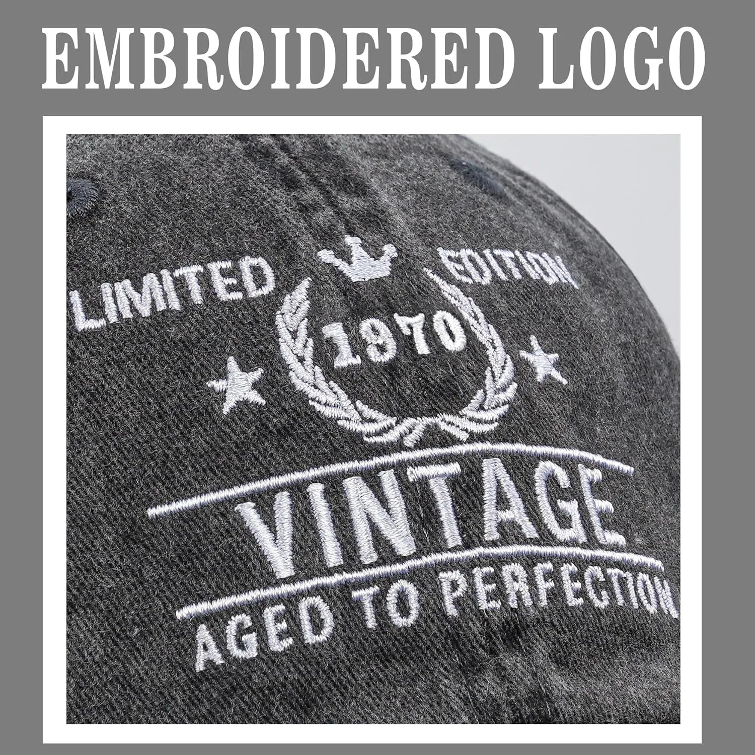 55th Birthday Gifts for Men Women 55 Year Old Gift Idea 1970 Vintage Baseball Hats