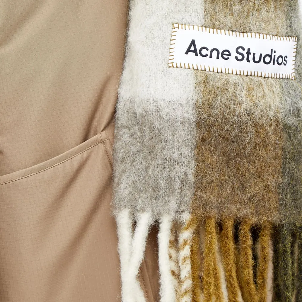 Acne Studios Vally Checkered Scarf