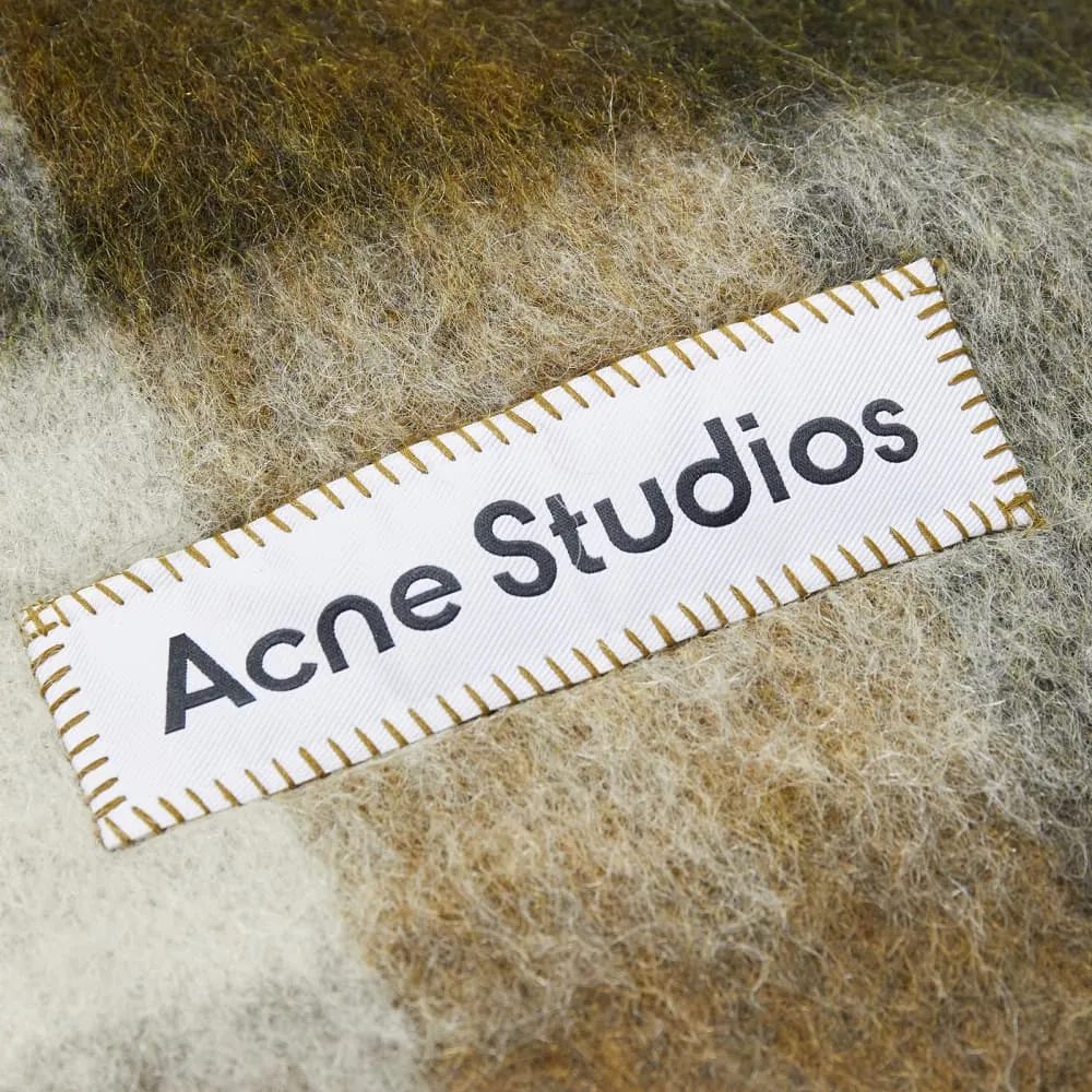 Acne Studios Vally Checkered Scarf