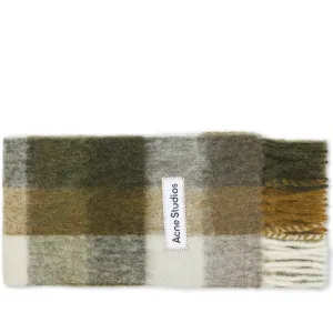 Acne Studios Vally Checkered Scarf