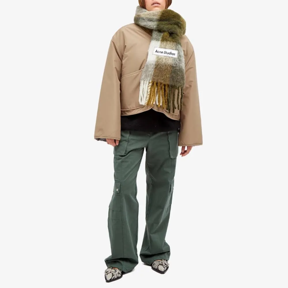 Acne Studios Vally Checkered Scarf
