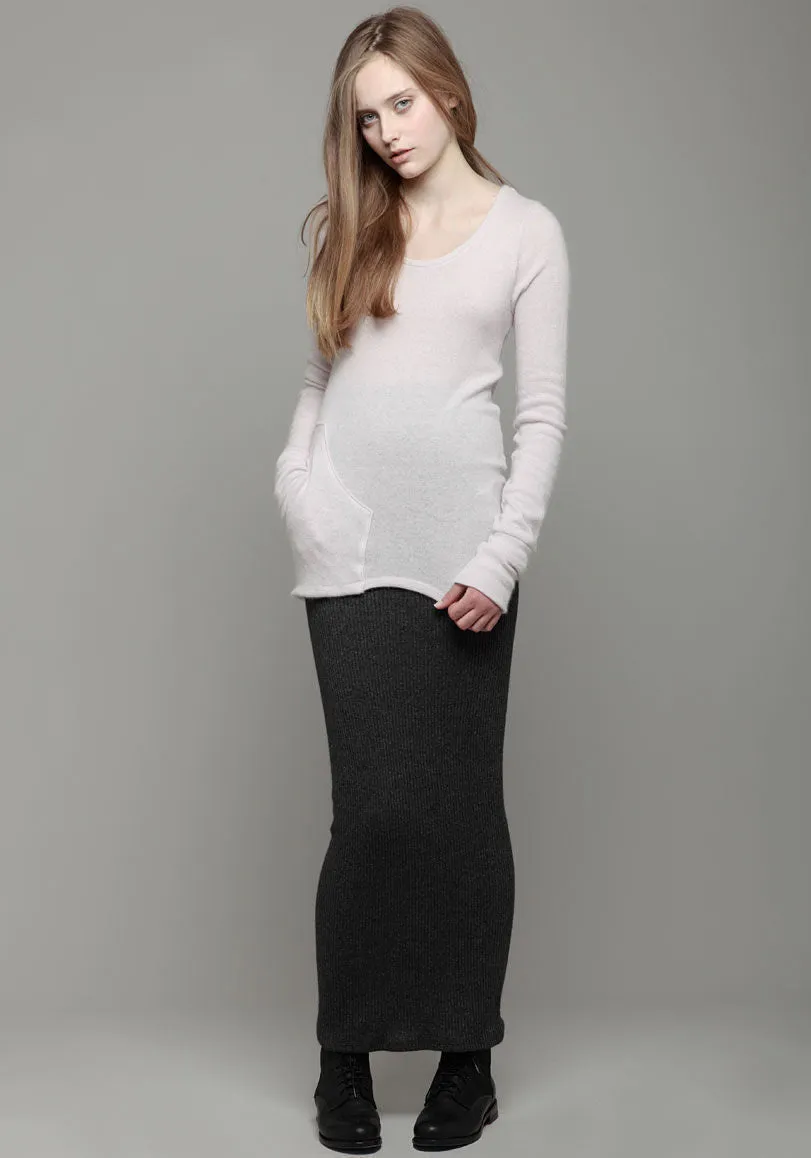 Angora Chiffon Jersey Top