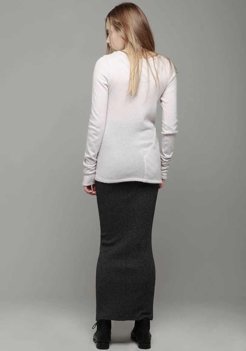 Angora Chiffon Jersey Top