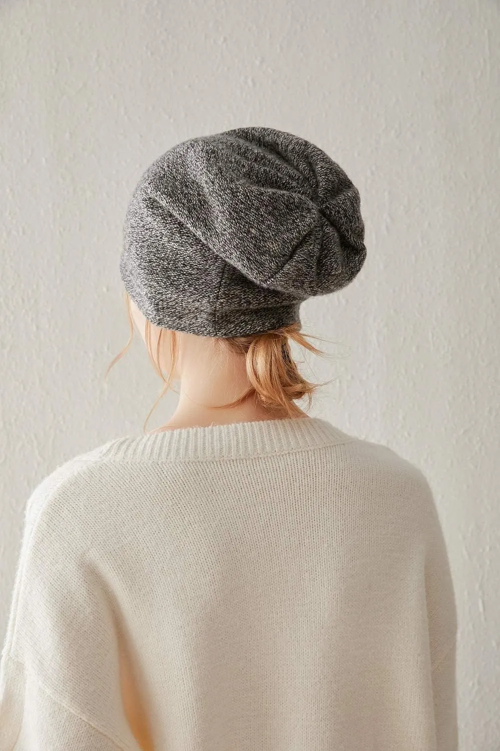 Aspen Double Layered 100% Cashmere Beanie High-Performance Cashmere Ski Beanie
