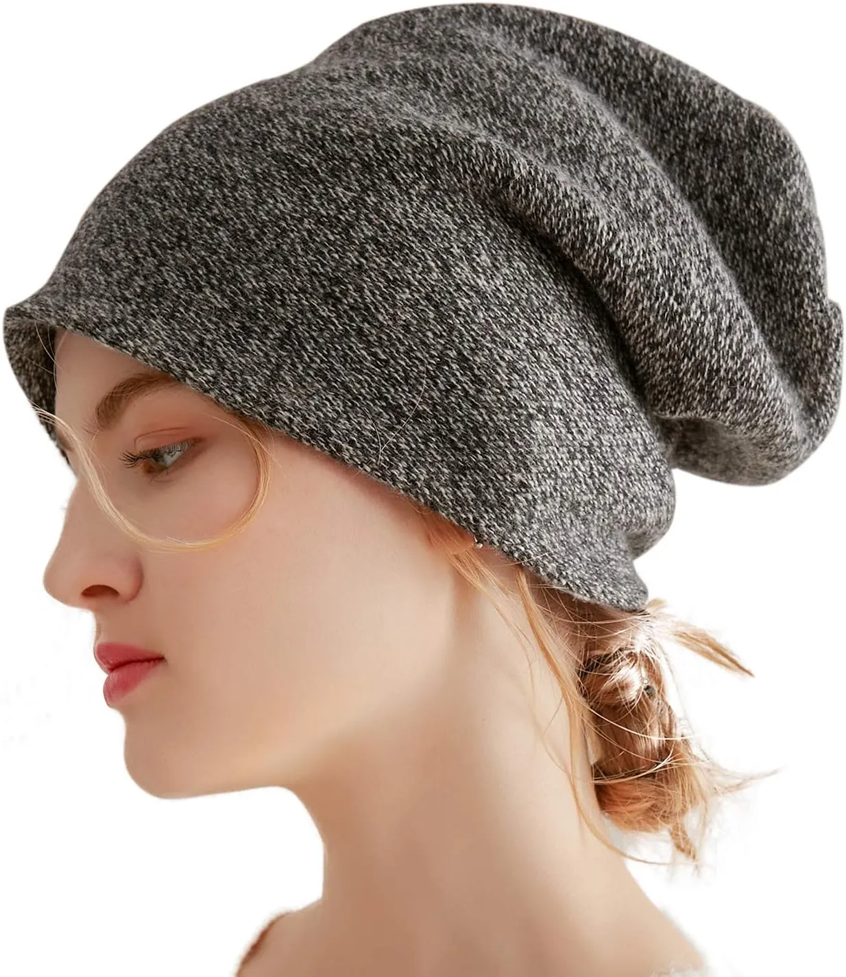 Aspen Double Layered 100% Cashmere Beanie High-Performance Cashmere Ski Beanie