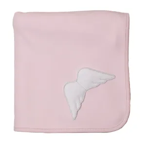 Baby Girls Pink Angel Blanket