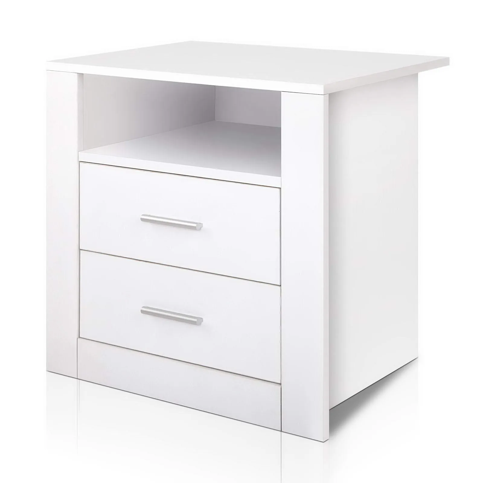 Bedside Table - White