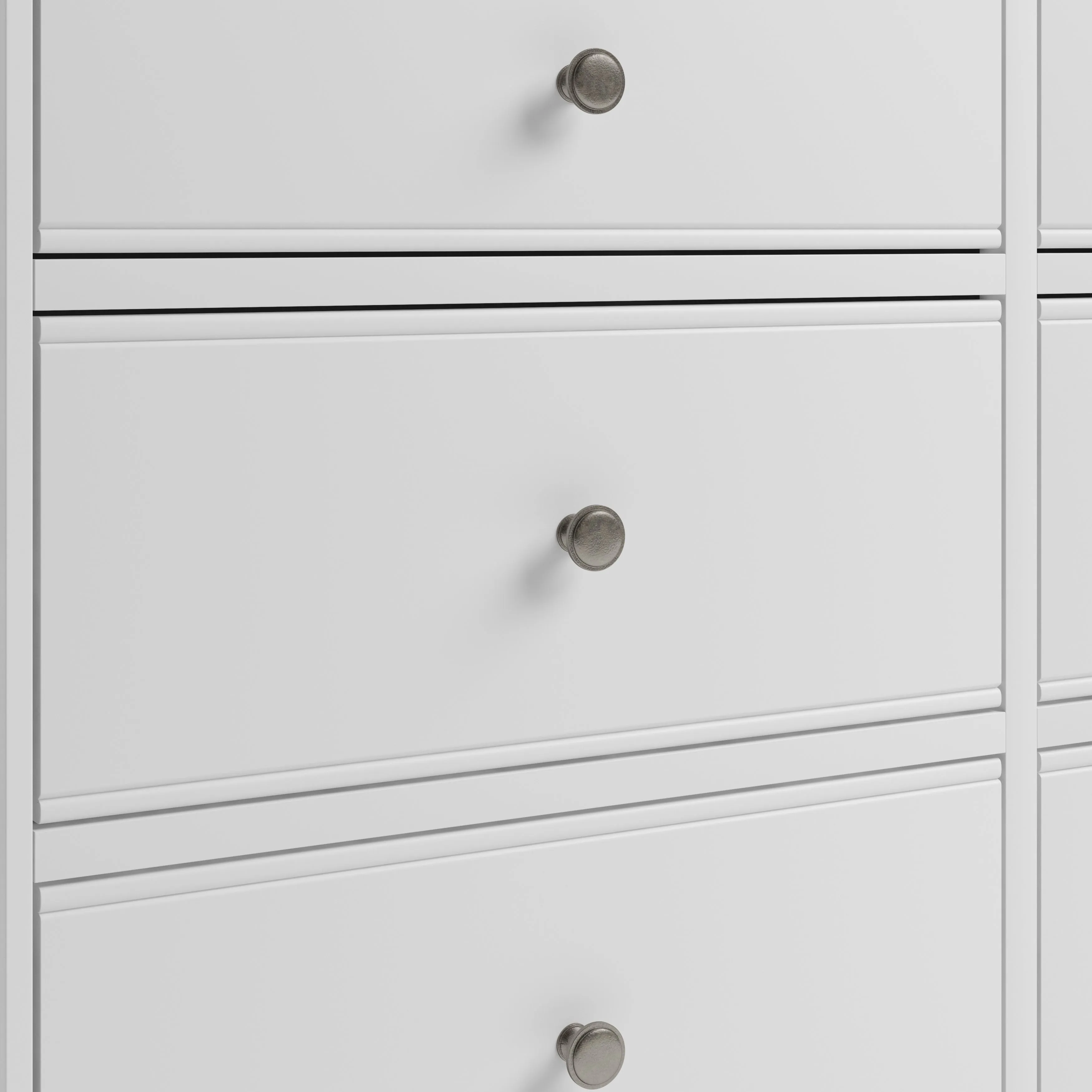 Bolton White Painted 6 Drawer Chest