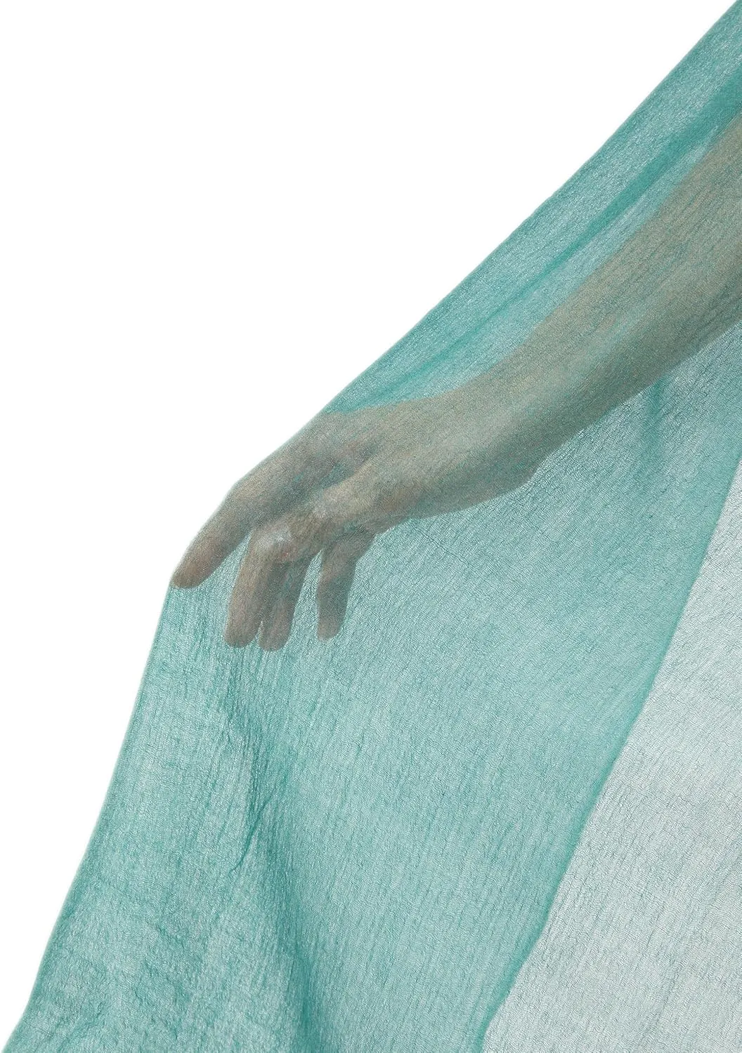 Buttery-soft Cashmere Wrap Lightweight Scarf Shawl Travel Stole for Wayfarer Extra Large 75"x35"