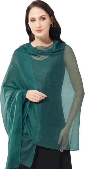 Buttery-soft Cashmere Wrap Lightweight Scarf Shawl Travel Stole for Wayfarer Extra Large 75"x35"