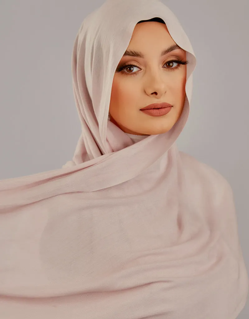 Cotton Tassel Twisted Shawl - Shades in Pink