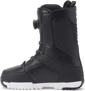 DC Shoes Men's Control BOA Snowboard Boots - Micro-Adjustable Stable Snowboarding Boot with Lightweight Multi-Layer Liner & Molded Insole - Black/Black/White, 11.5
