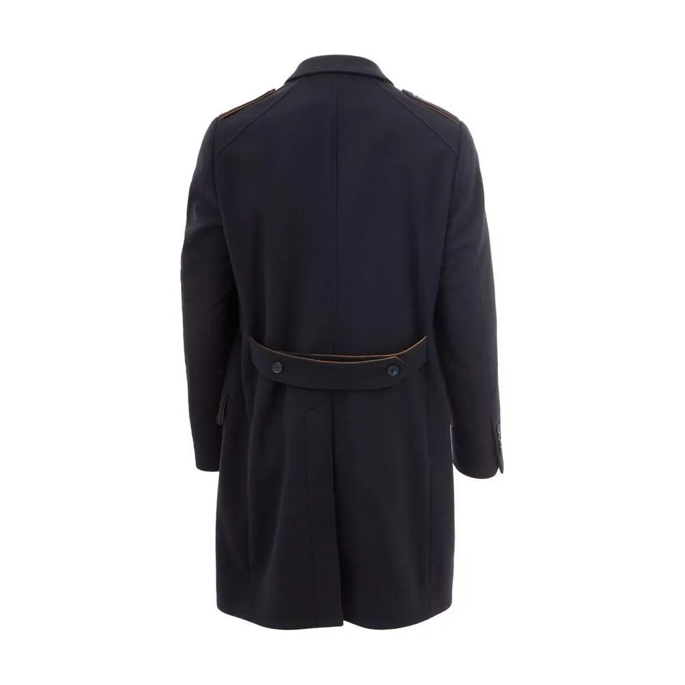 Dolce & Gabbana Elegant Blue Wool Jacket for Men