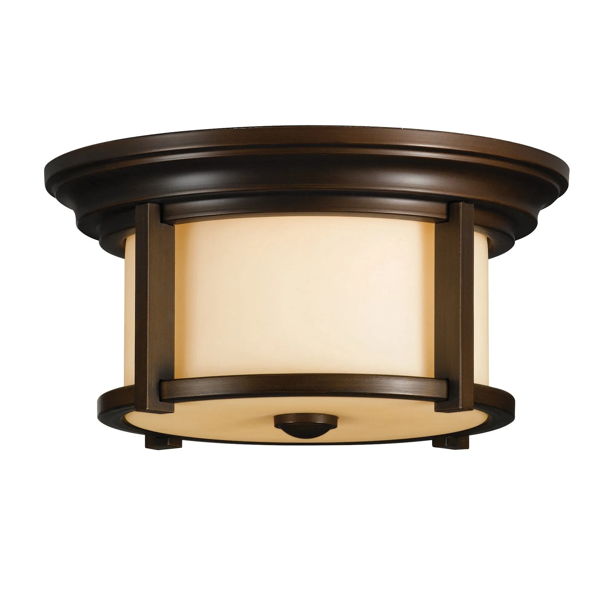 FE-MERRILL-F Feiss Merrill 2 Light Outdoor Flush Light Heritage Bronze