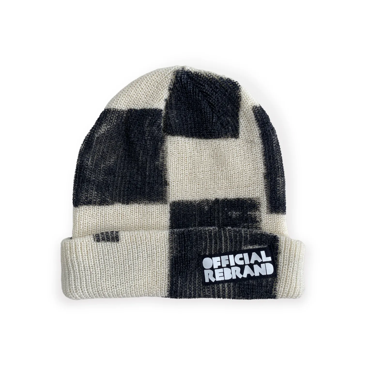 HAND-PAINTED merino wool beanie