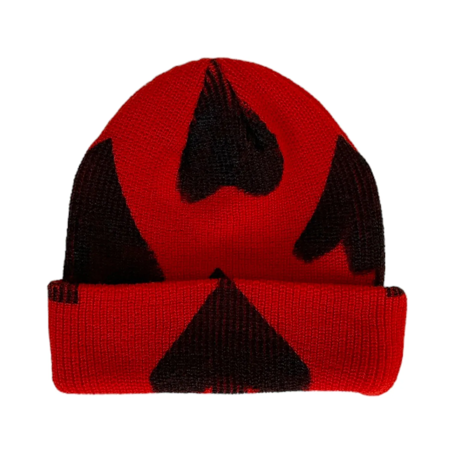 HAND-PAINTED merino wool beanie