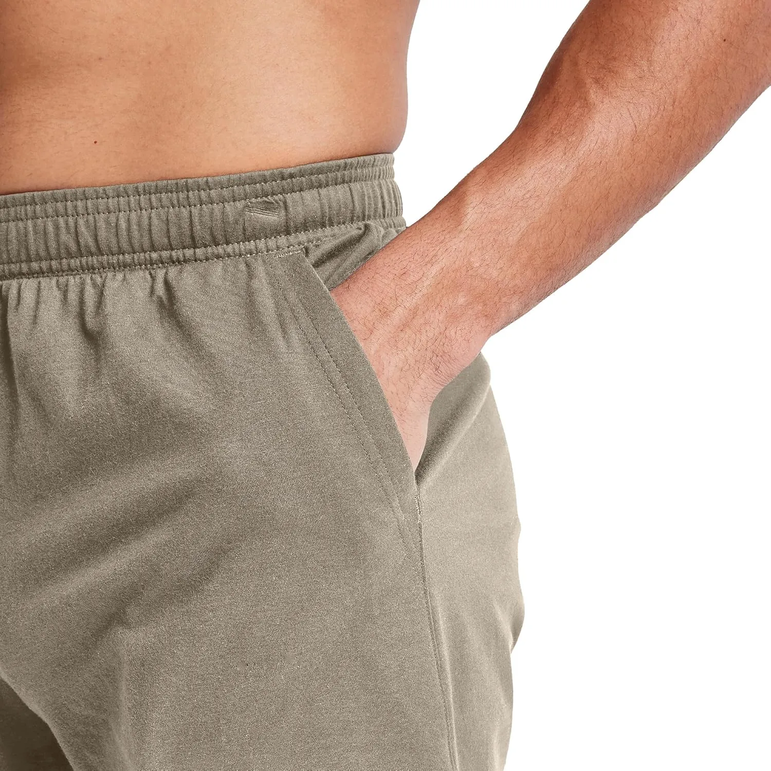 Hanes Men's Originals Cotton Shorts with Pockets, Pull-On Jersey Gym Shorts, 7