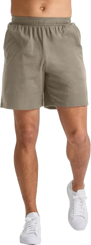 Hanes Men's Originals Cotton Shorts with Pockets, Pull-On Jersey Gym Shorts, 7