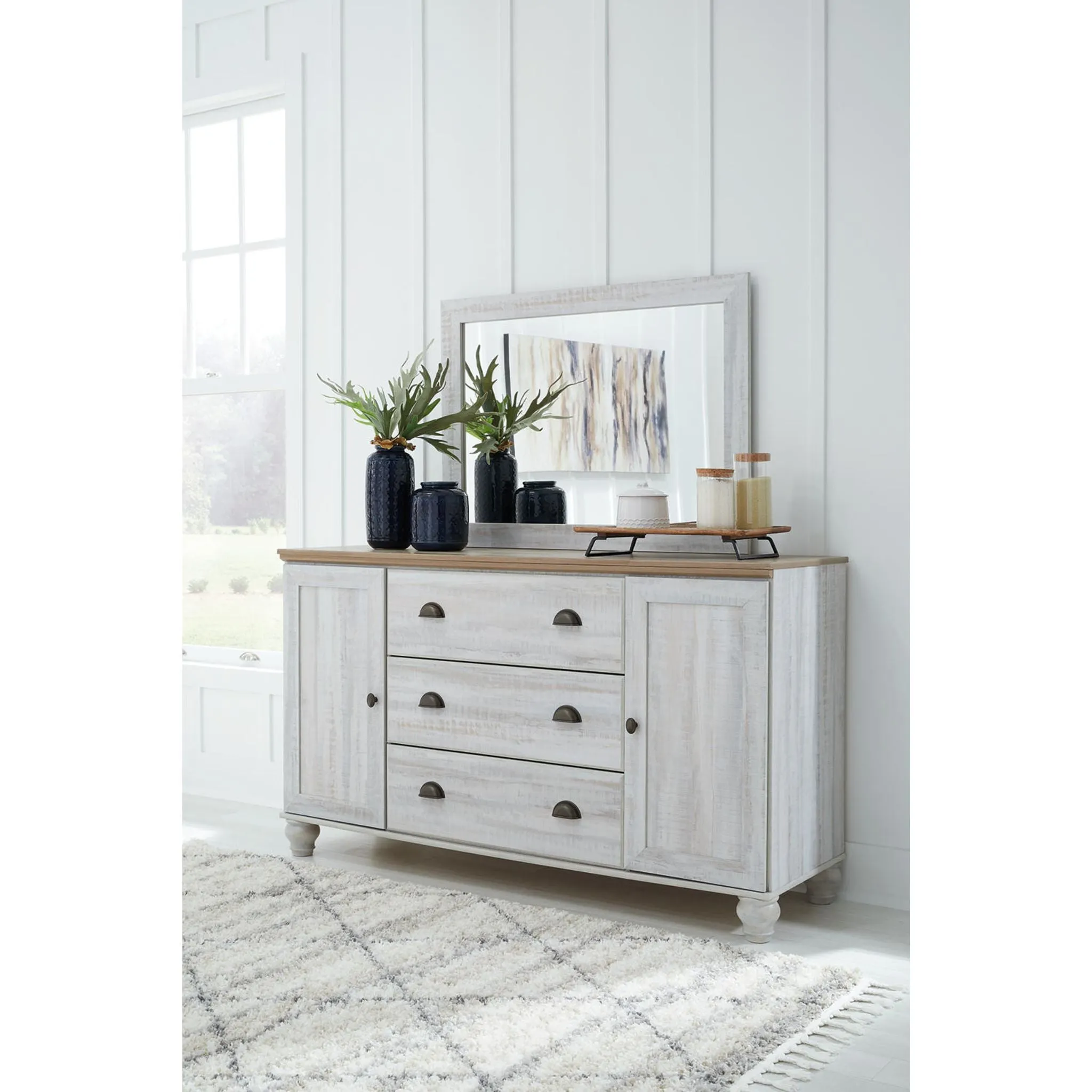 Haven Bay Dresser and Mirror