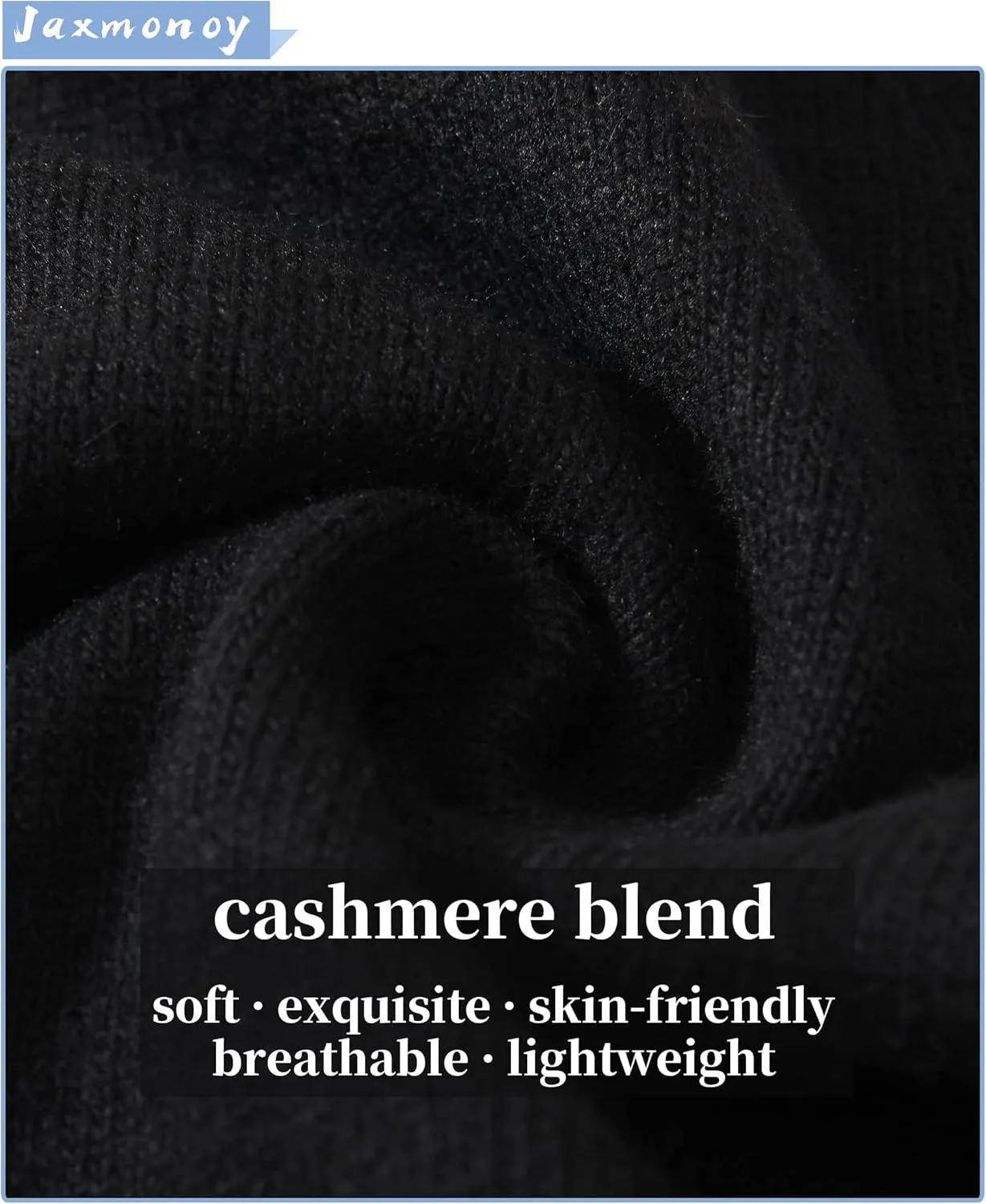 jaxmonoy Slouchy Knit Beanies Winter Hats for Women Men Soft Warm Reversible Slouch Cuffed Skull Knitted Beanie Cap