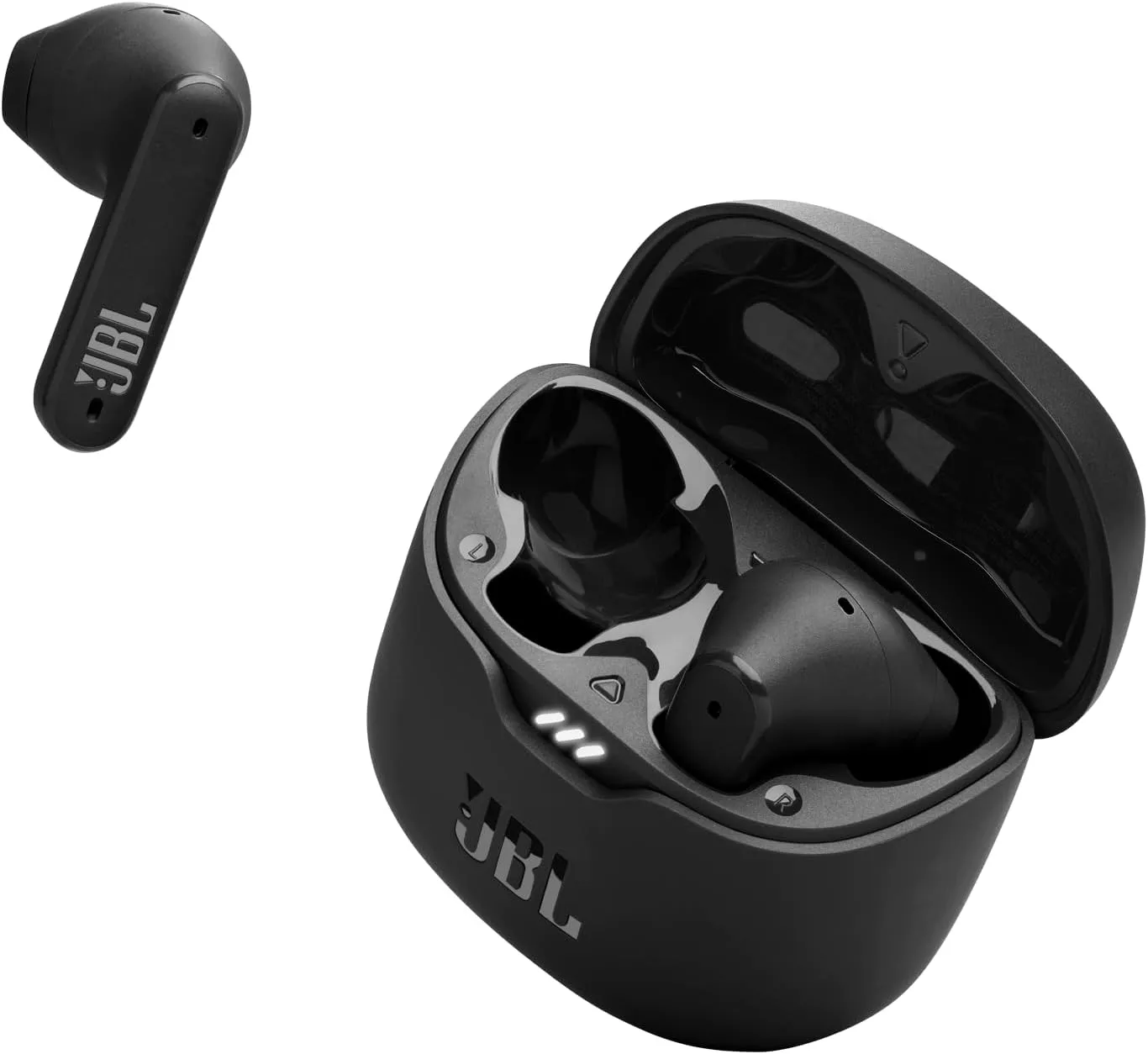 JBL Tune Flex - True Wireless Noise Cancelling Earbuds (Black), Small
