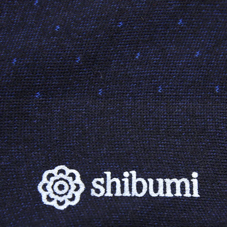 Knee Socks - Dots - Navy - Wool