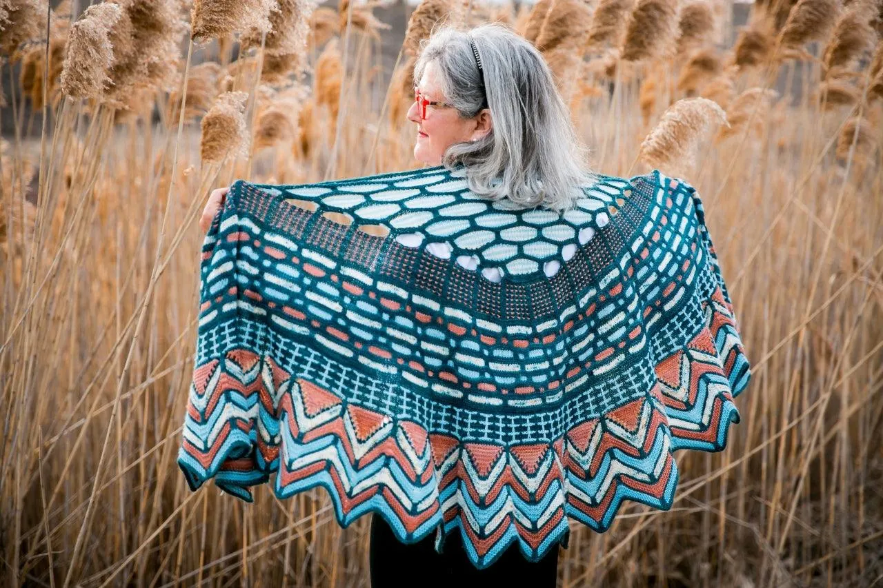 Knitting knit | Slipstravaganza shawl by Stephen West