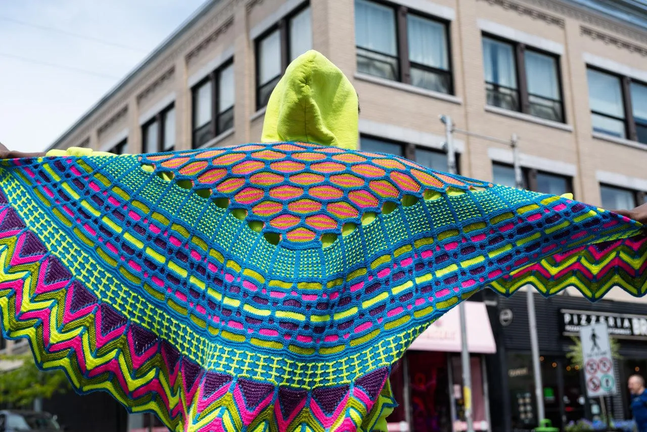 Knitting knit | Slipstravaganza shawl by Stephen West