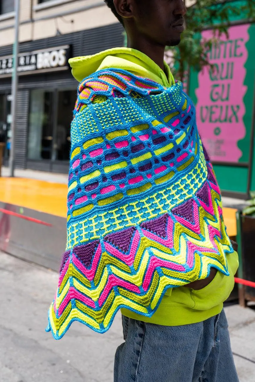 Knitting knit | Slipstravaganza shawl by Stephen West