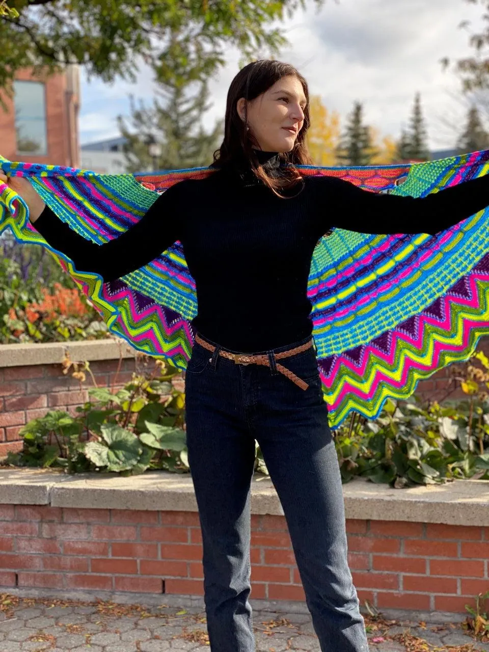 Knitting knit | Slipstravaganza shawl by Stephen West