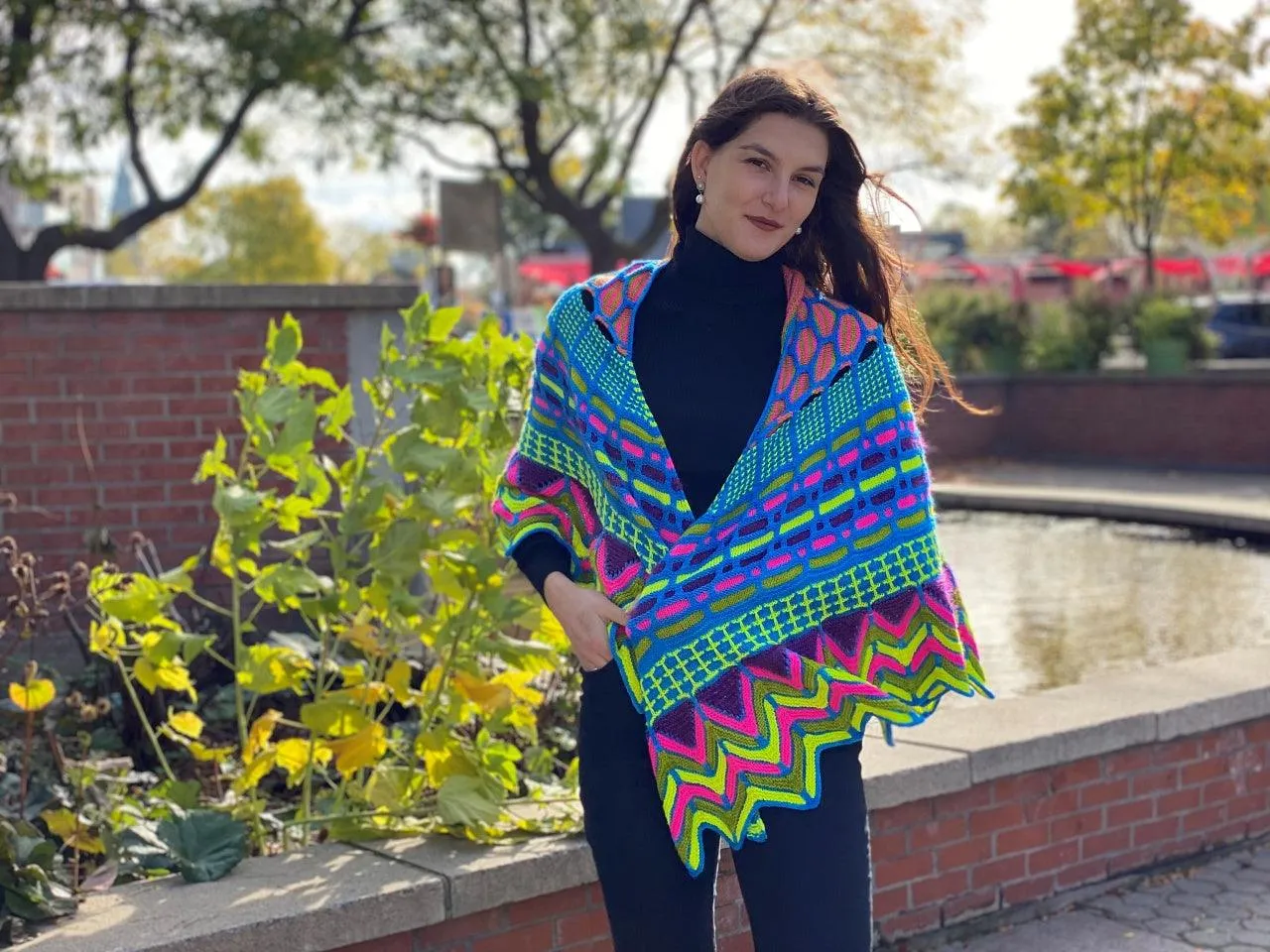 Knitting knit | Slipstravaganza shawl by Stephen West
