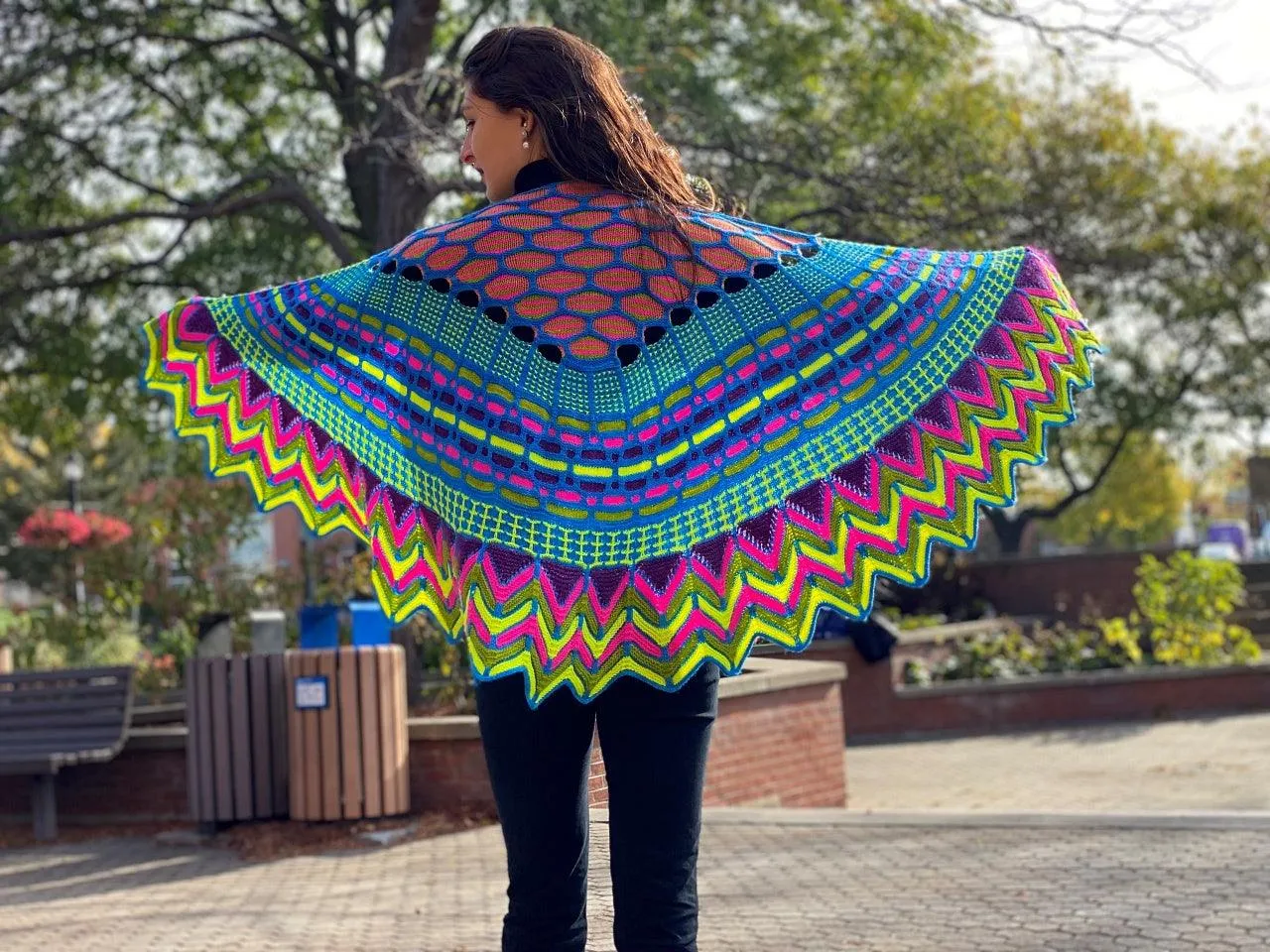 Knitting knit | Slipstravaganza shawl by Stephen West
