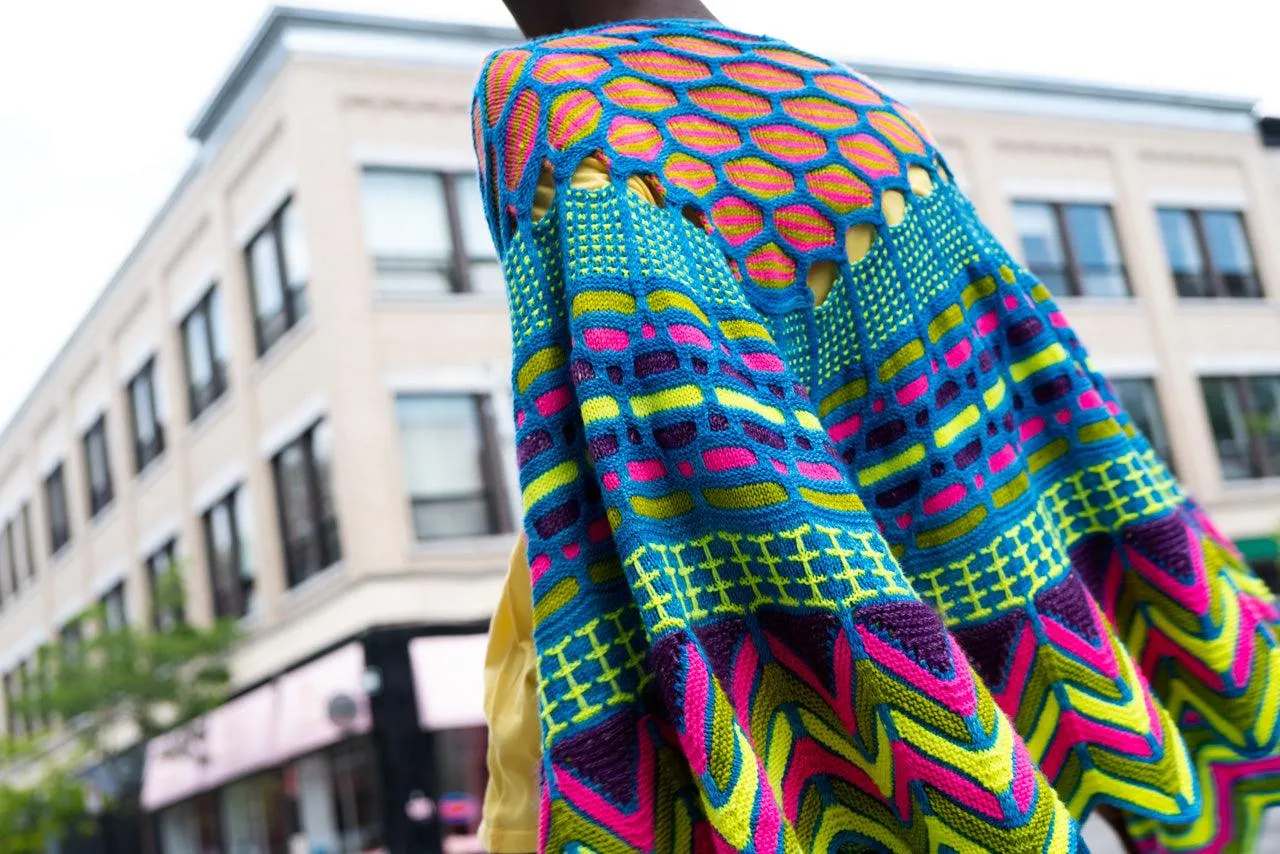 Knitting knit | Slipstravaganza shawl by Stephen West