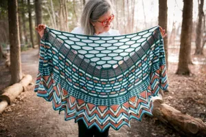 Knitting knit | Slipstravaganza shawl by Stephen West