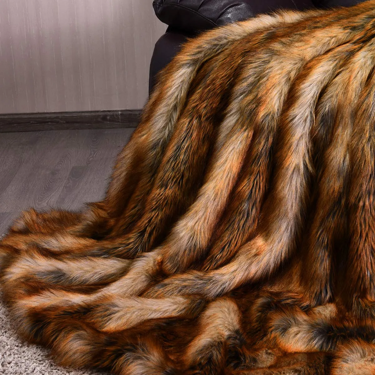KOMFOTT All Season Fluffy Ultra Soft Fuzzy Bed Blankets (58" x 84")