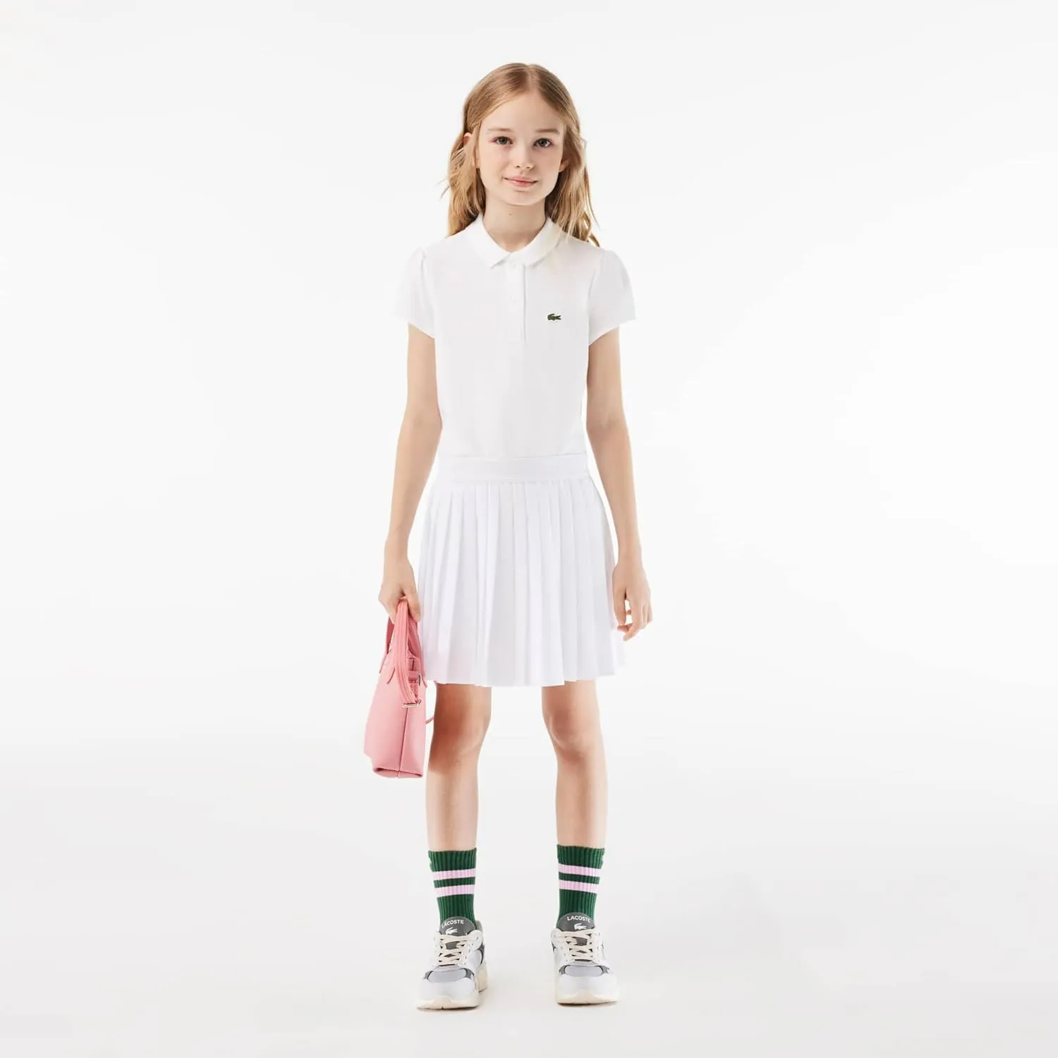 Lacoste Girls Classic Short Sleeve Piqu?? Polo Shirt