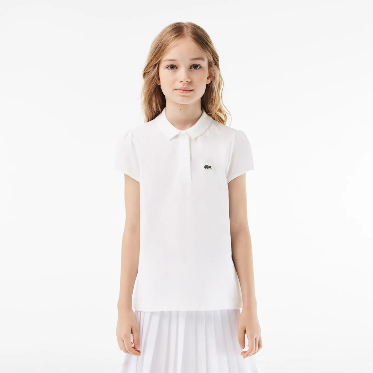 Lacoste Girls Classic Short Sleeve Piqu?? Polo Shirt