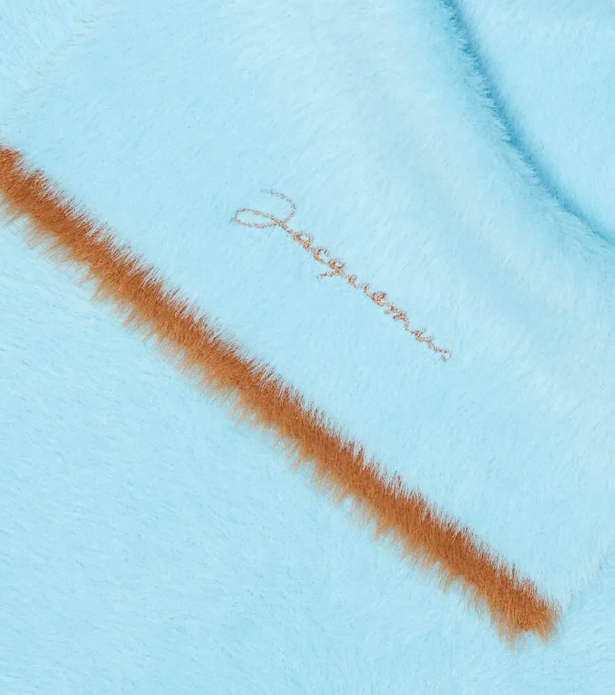 L'Écharpe Neve Jacquemus scarf, blue