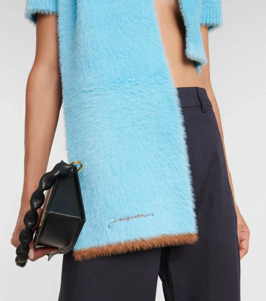 L'Écharpe Neve Jacquemus scarf, blue