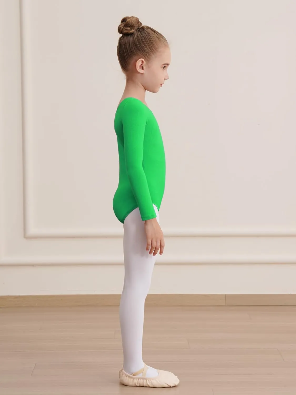 Leotards for Girls Long Sleeve Bodysuit Toddler Black Leotard Ballet Unitard Gymnastics Kids Dance Shirt
