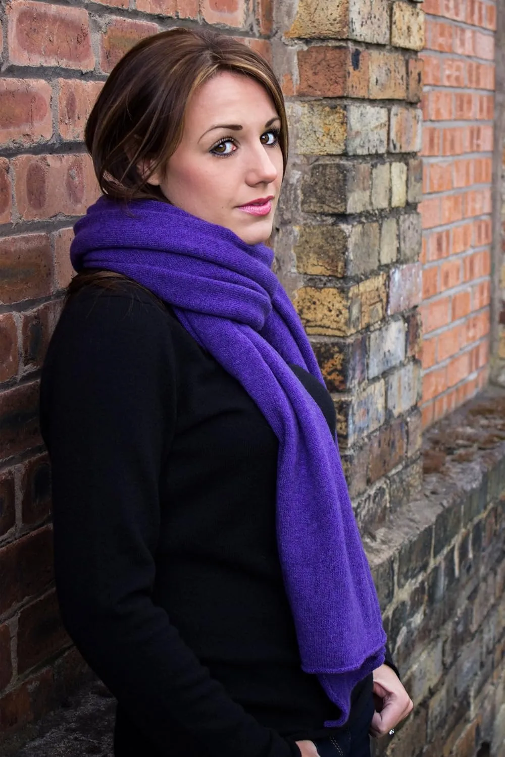 Love Cashmere Women's 100% Cashmere Wrap Scarf - hand made in Scotland RRP $350