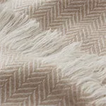Nerva Cashmere Blanket [Beige/Cream]