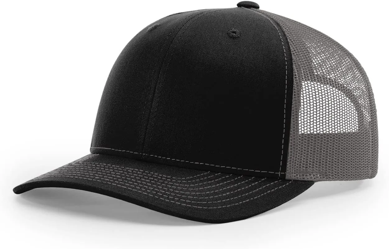 Richardson 112 Trucker Hat Top Selling Colors Snapback Cap One Size Fits Most Adults, Men, Women or Youth