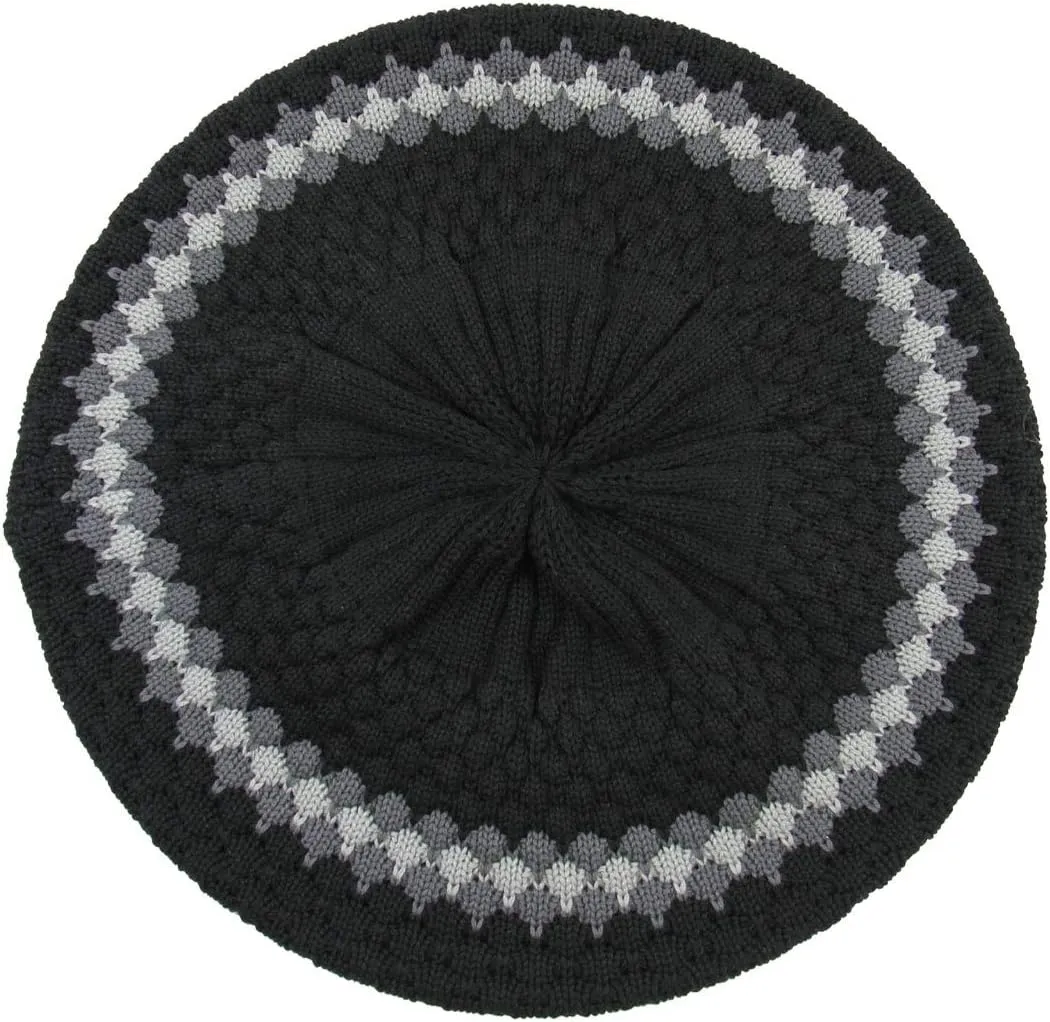 RW 100% Cotton Classic Slouchy Rasta Beanie