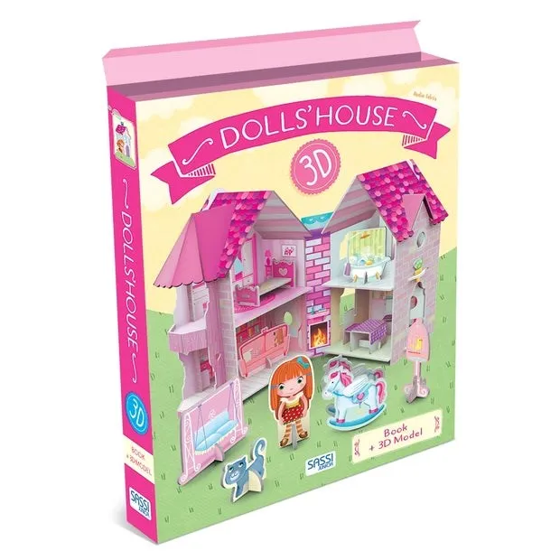 Sassi Junior 3D Doll's House and Book