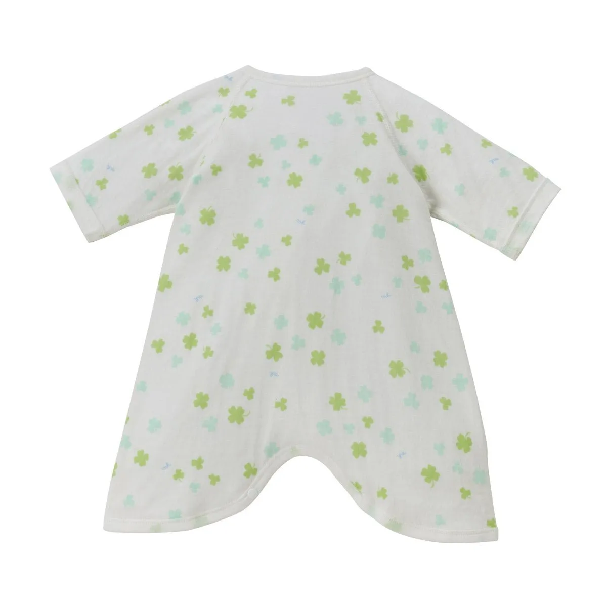 Sea Island Cotton Printed Kimono-Style Body Suit