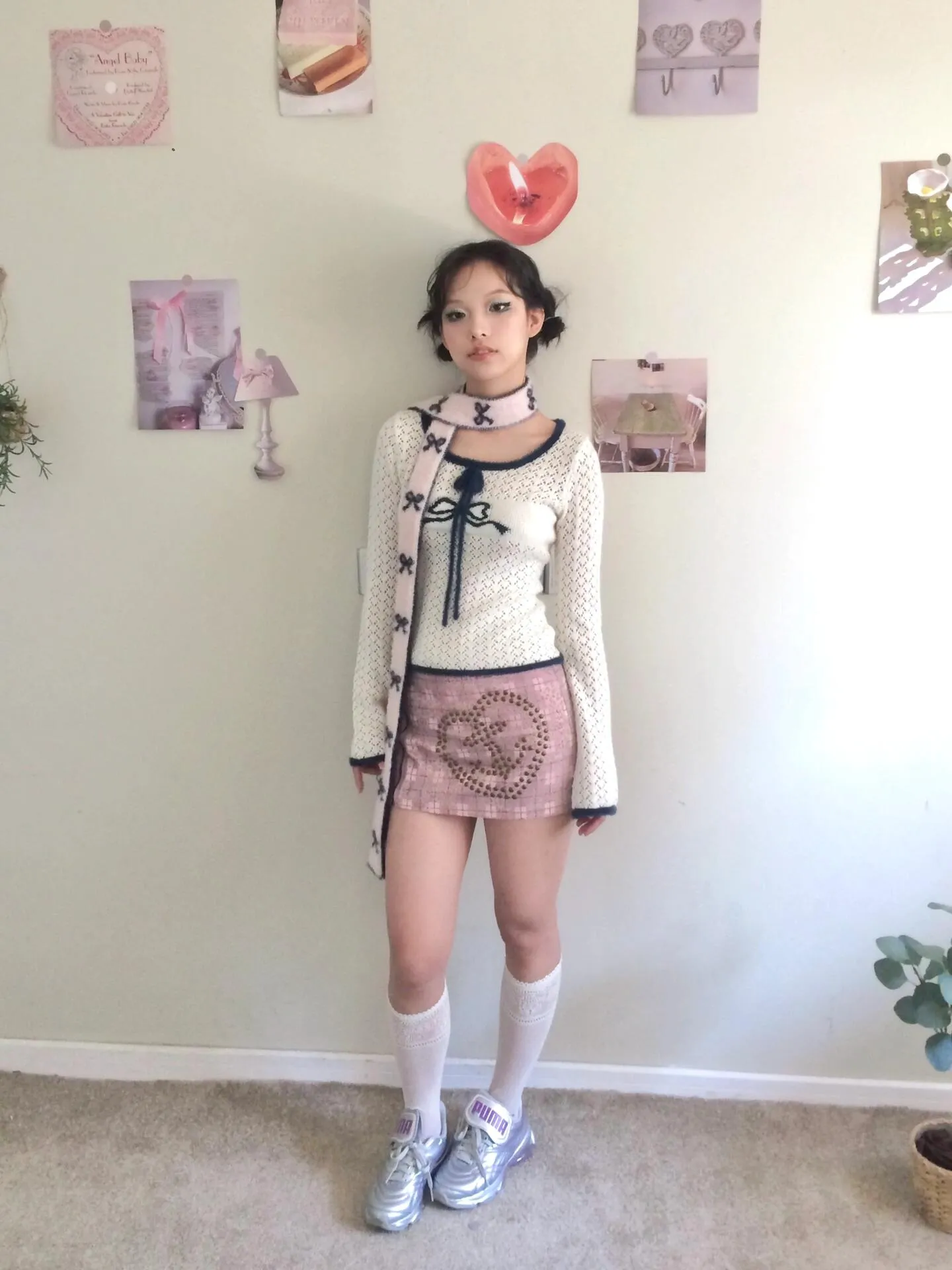 Sic Astra Angel Energy Ribbon Knitting sweater