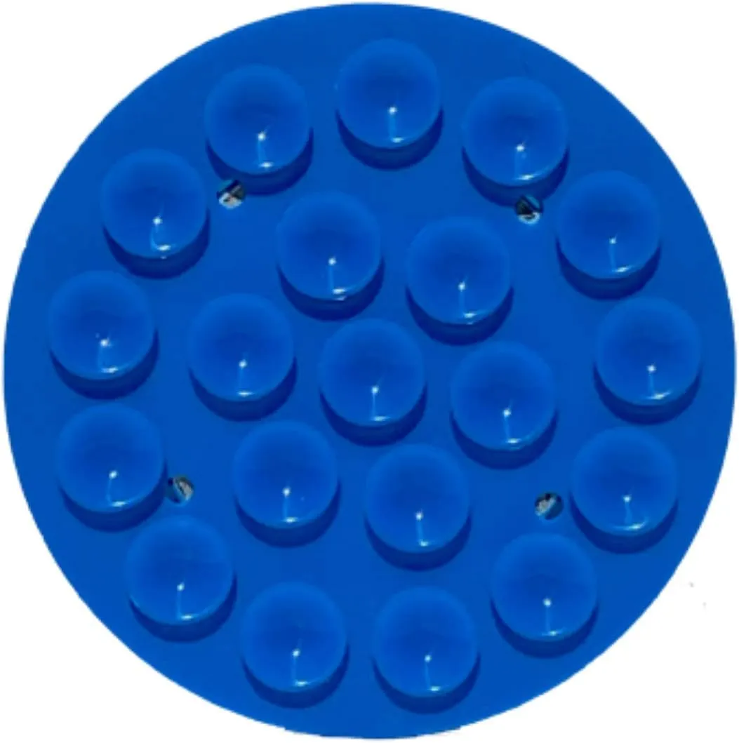 Sqoozie Non-Tipping Insulated Boat Can Holder (Island Blue, Slim) Portable, Magnetic & Suction for SUP's, Kayaks, RVs, ATV, Garage and More