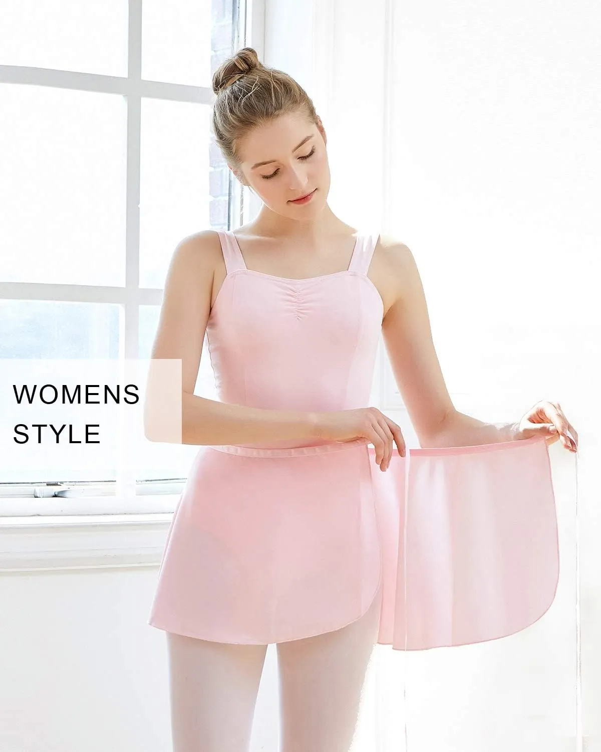 Stelle Girls Women Ballet Skirt Dance Wrap Skirt Chiffon Toddler Ballet Skirts