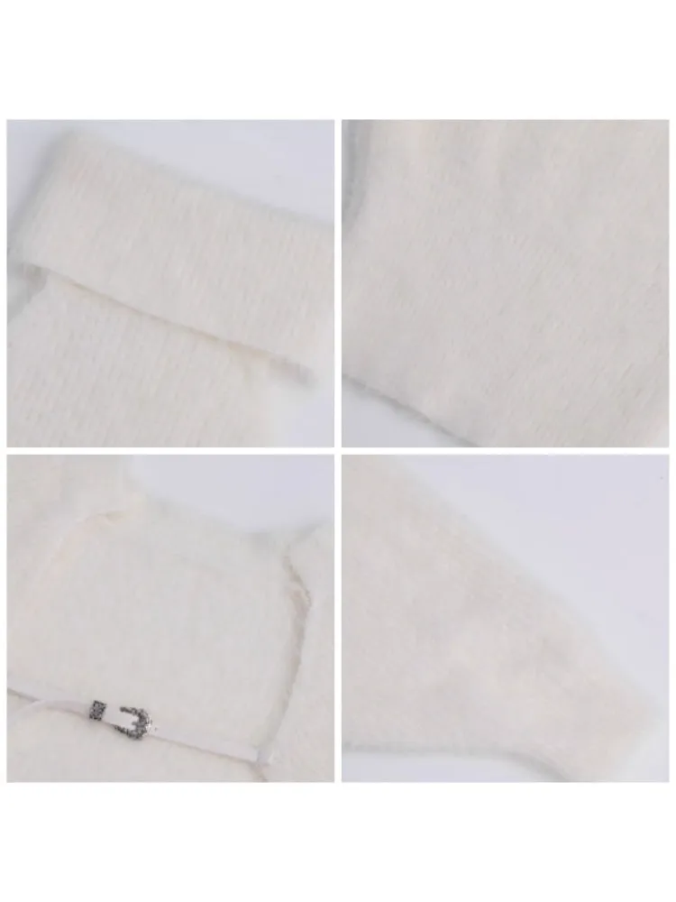 Turtle Neck Sleeveless Sweater & Knitted Shawl Cardigan Set up【s0000004399】